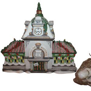 Department 56 Hall of Records North Pole Series 56392 Christmas 1996 Vintage